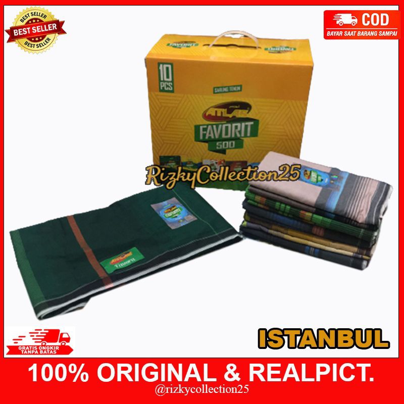 SARUNG ATLAS FAFORIT 500 ISTANBUL (GROSIR& ECER) COD