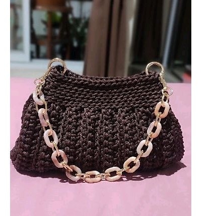 tas rajut,  tas pesta rajut