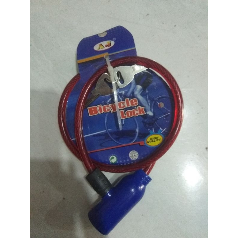 kunci gembok sepedah rantai gembok pengaman hlem motor