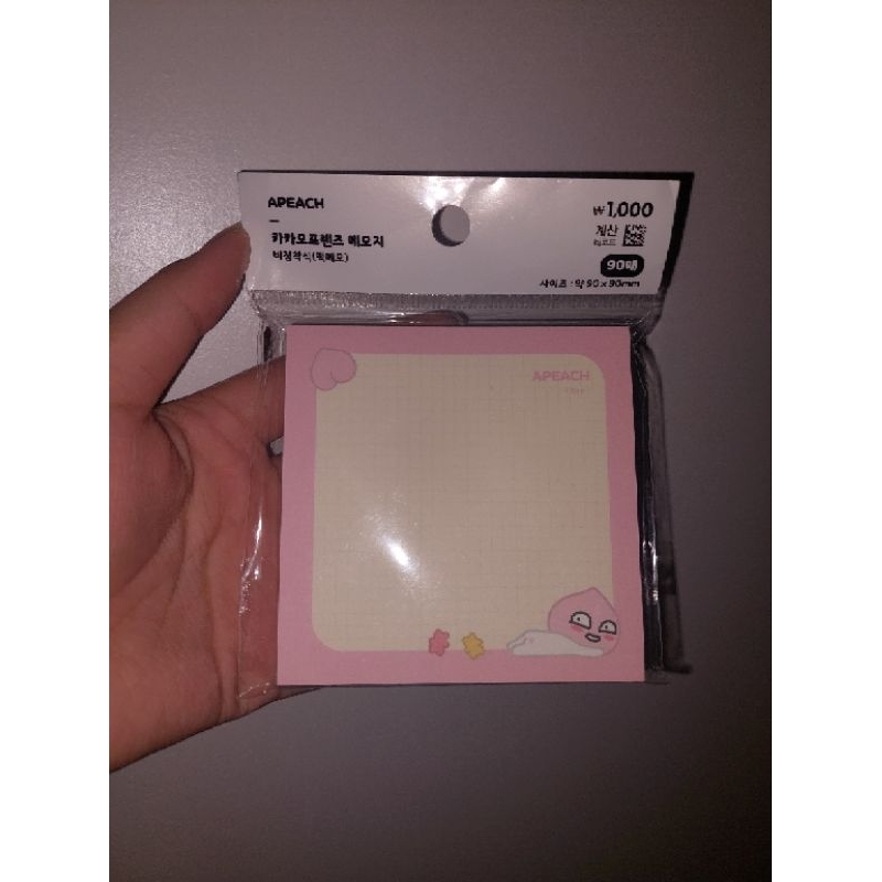 

[NEW] KAKAO FRIENDS APEACH AND RYAN STICKY NOTES OR MASKING TAPE SEAL APEACH ORIGINAL 100% IMPORT SOUTH KOREAN