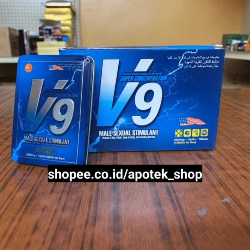 V9 OBAT KUAT PRIA TAHAN LAMA MENAMBAH STAMINA PRIA DEWASA ORIGINAL 100%