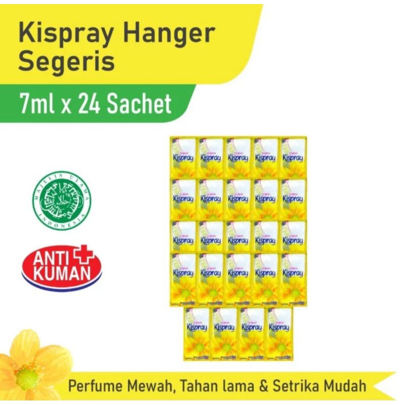 kispray hanger segeris 24 sachet