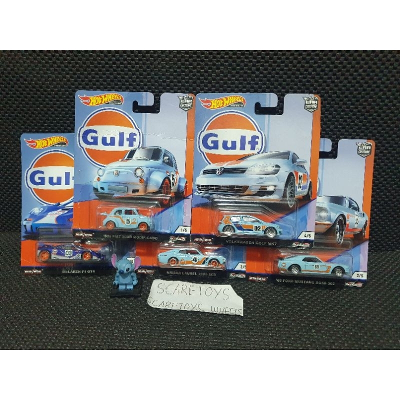 Hot Wheels Hotwheels Gulf Series Set Mclaren Nissan Kenmeri Volkswagen Set of 5 premium car culture