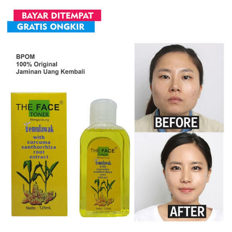 Toner Temulawak The Face / THE FACE TONER TEMULAWAK