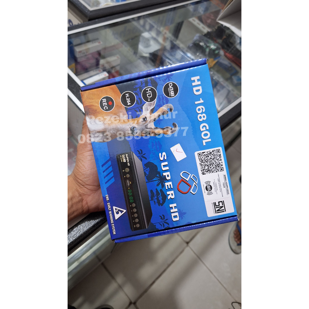 Set Top Box TV Digital Receiver Penerima Siaran Super HD/ STB Wifi Bisa Youtube DVB-T2/ Super HD 168