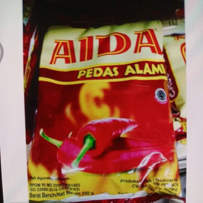 

BUBUK CABE AIDA 250 GRAM ( 1 BUNGKUS )