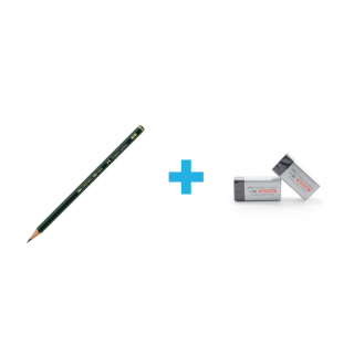 

Paket Pensil dan Penghapus Faber Castell
