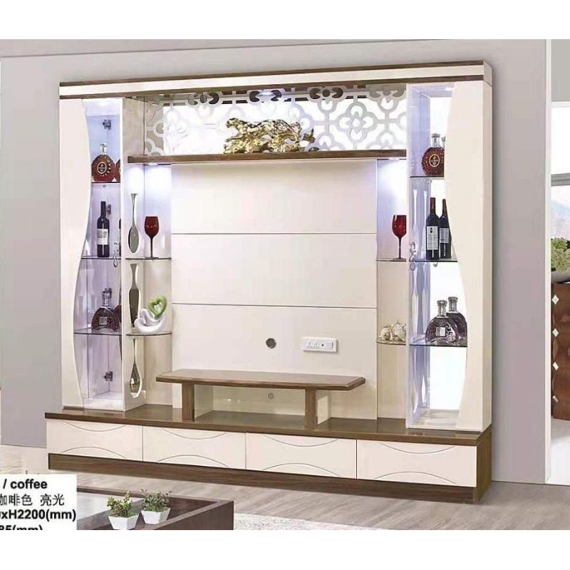Lemari Hias TV Import 240cm LH 362 Display Cabinet