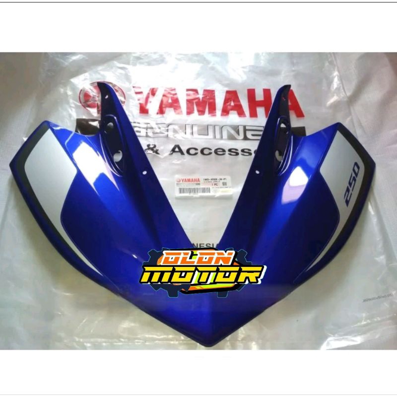 BODY COUWLING SUB ASSY 1WD-XF83F-20-P1 TAMENG R25 BIRU LIST PUTIH ORI YAMAHA