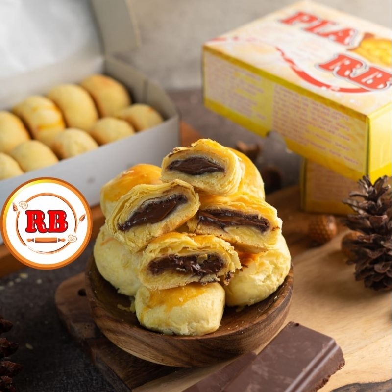 

KUE PIA COKLAT ISI 10/ BAKPIA RASA COKLAT / PIA RB COKLAT