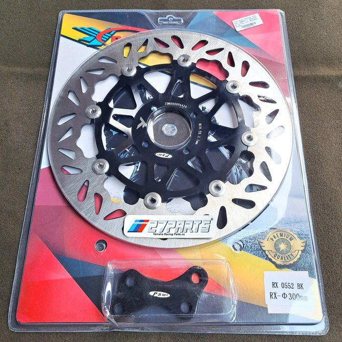 PIRINGAN CAKRAM PSM RX KING 300MM DISCBRAKE PIRINGAN CAKRAM RX KING HITAM