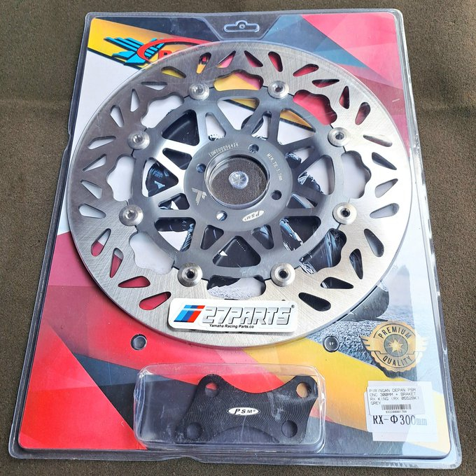 PIRINGAN CAKRAM PSM RX KING 300MM DISCBRAKE PIRINGAN CAKRAM RX KING GREY