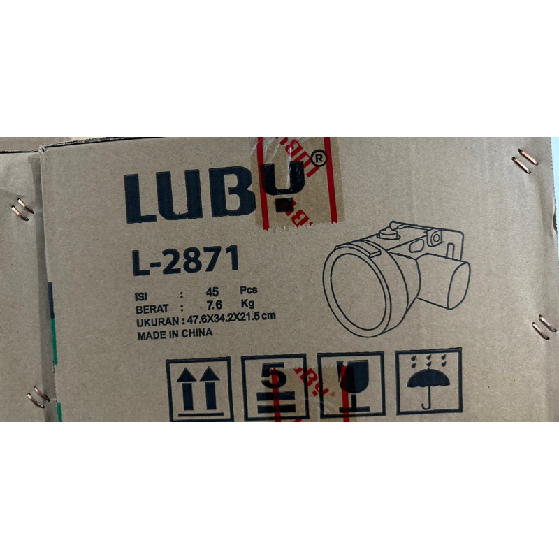 Senter Kepala Luby L-2871 ( 1 DUS KECIL 45 PCS / 1 KOLI BESAR 90 PCS )