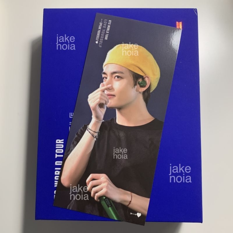 (BOOKMARK ONLY) bts world tour love yourself speak yourself sys lys tour dvd london kim taehyung v b