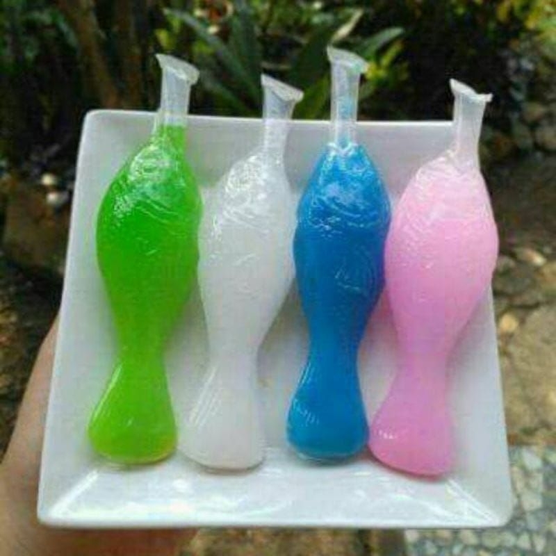 Plastik Es Pudot Karakter Ikan 100 pc, Plastik Es wawan, Plastik Es Kiko, Plastik Es Ulir, Plastik E
