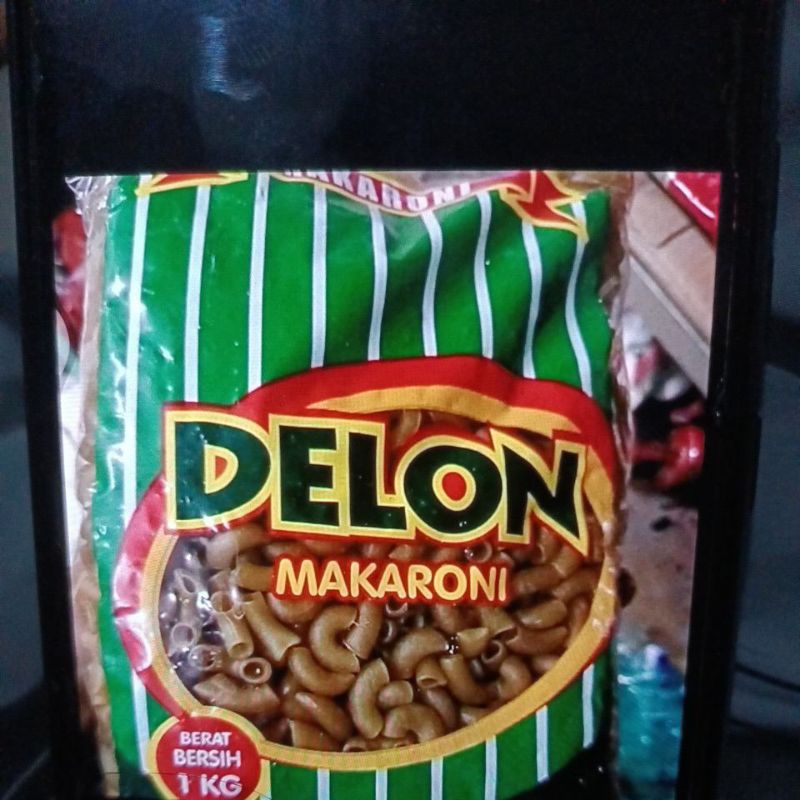 

MACRONI GORENG DELON ( 1 BUNGKUS) KEMASAN 1 KILOGRAM