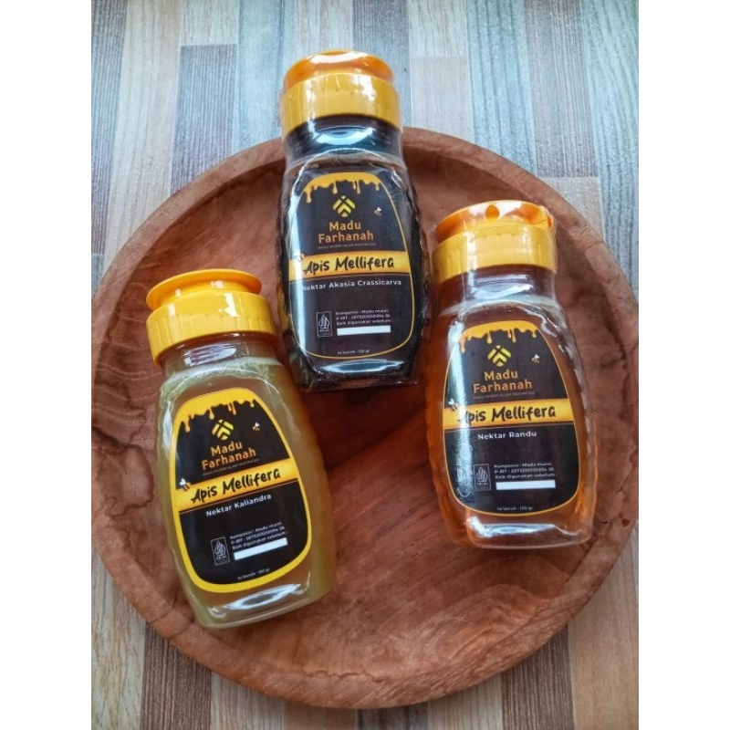 

Madu Farhanah Asli Murni Nektar Alami 100% Raw Pure Honey 130gr
