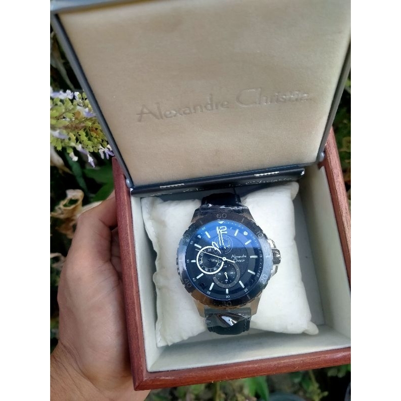 jam tangan alexandre christie original 6510 MF kondisi baru