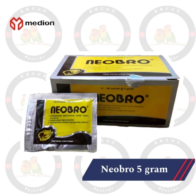 neobro 10 gram Neobro 10 Gram Medion Vitamin Ayam Pedaging