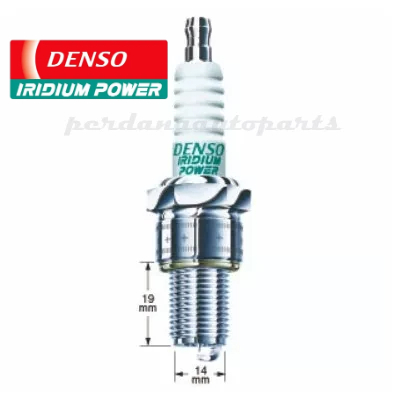 Busi DENSO Iridium Power Motor 2Tak Drat Panjang untuk Vespa Classic, Ninja 150 ,KX 85/100, RXZ, RZR