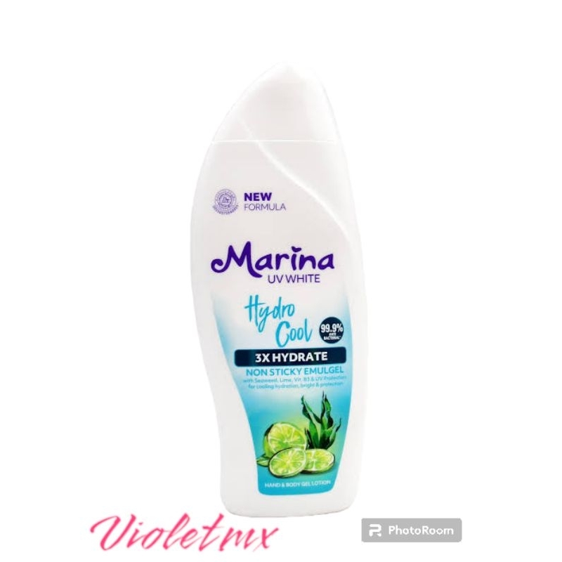 Marina UV White Hydro Cool 185ml-460ml Hand&Body Lotion