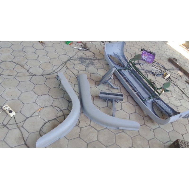 bemper depan truck set hidrolik manual