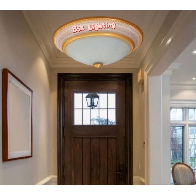 Lampu plafon bulat/lampu plafon ruang tamu/lampu hias plafon