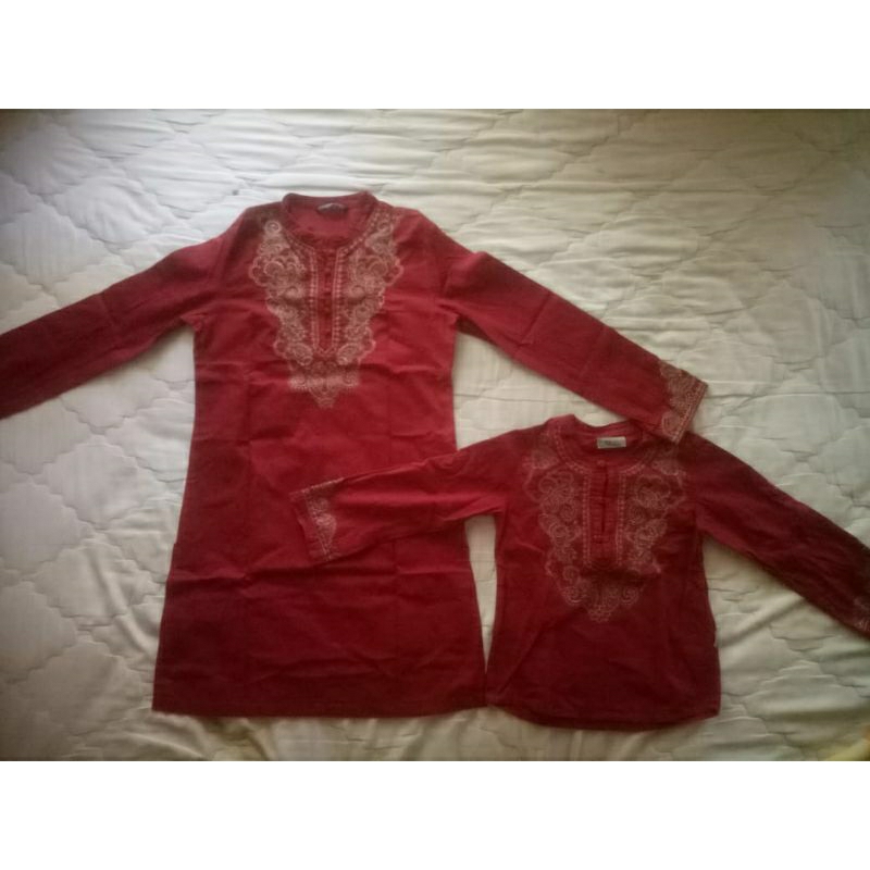 Preloved tunik contempo / preloved koko anak contempo / preloved busana muslim wanita anak