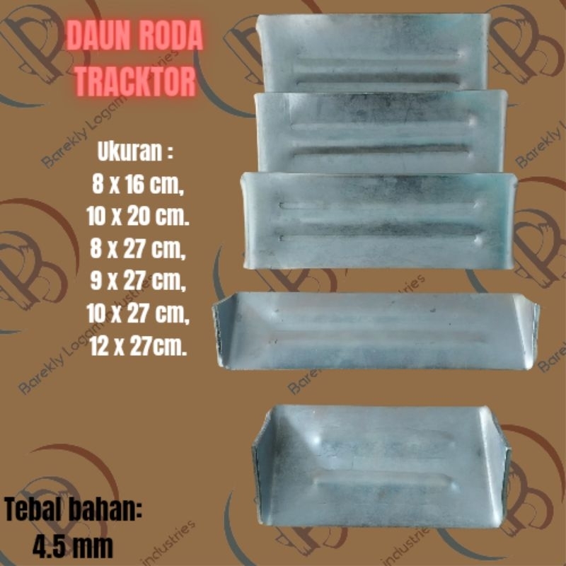 Daun roda tracktor G1000/G600/G3000 tahan karat