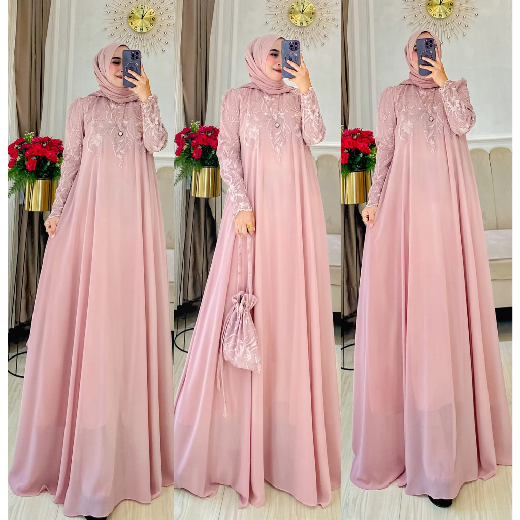 Gamis EVALIA 6  Original by ALDISA