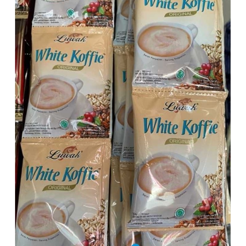 

luwak white cofee 20gr isi 10