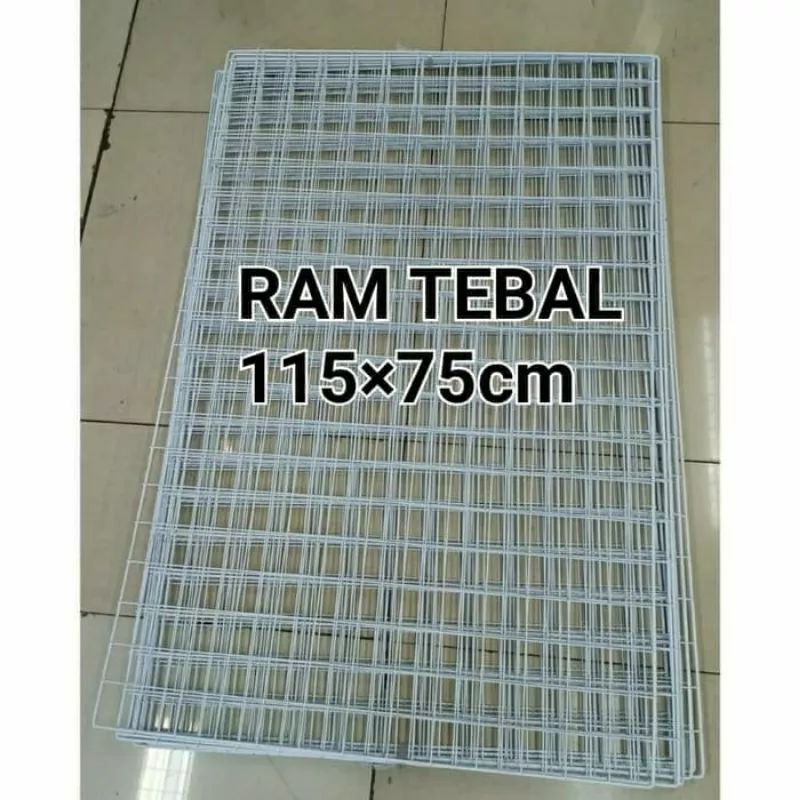 Jaring Ram Dinding 75 × 115 Cm / Gantungan Kawat Hook Grid Wall / Gantungan Aksesoris Konter