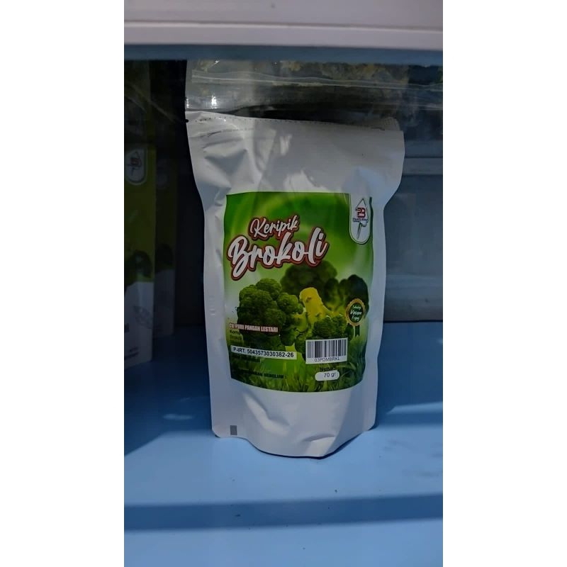 

kripik brokoli hijau