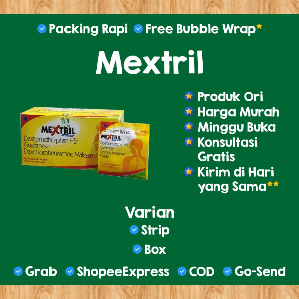 [MEXTRIL] Mextril 4 Tablet | Mextril Box | Obat Batuk Mextril