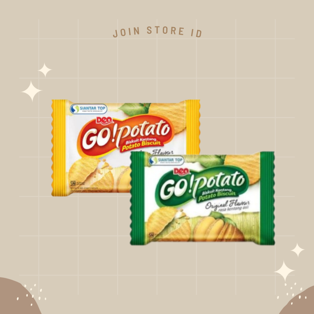 

Go Potato 1 Renteng Original dan Keju