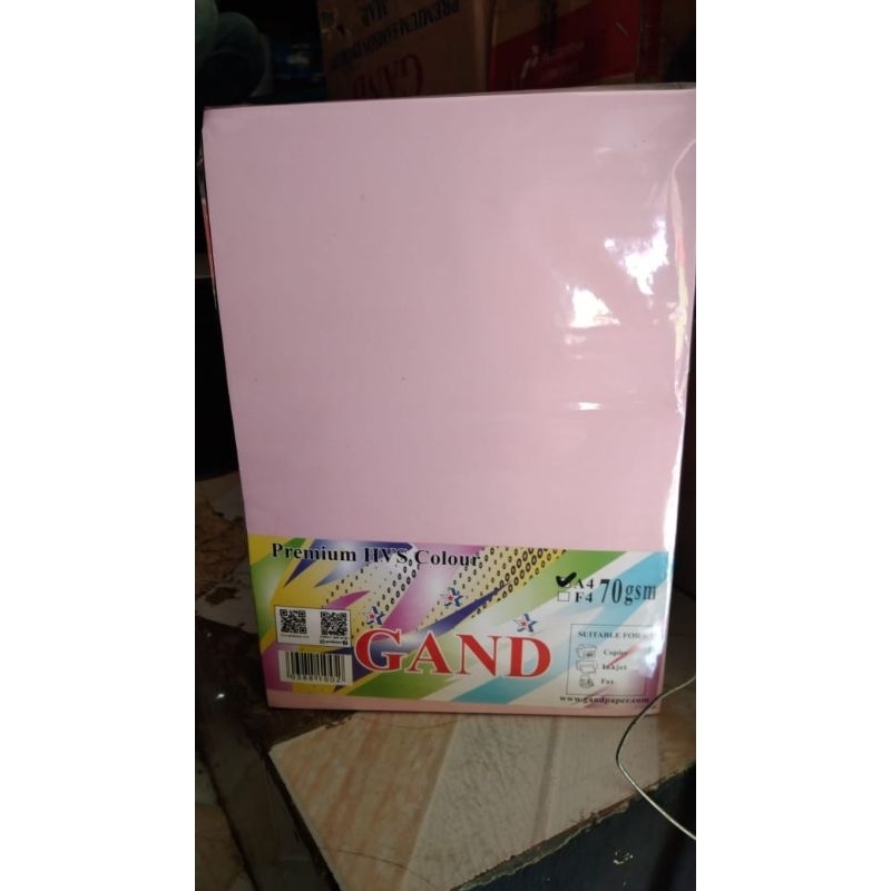 

kertas hvs warna A4 pink 1 pack