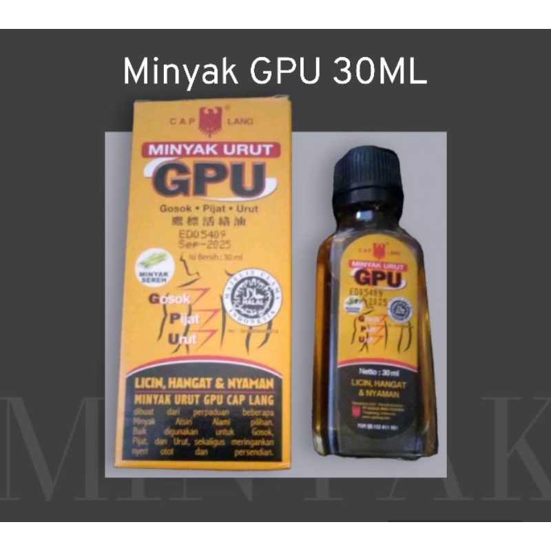 GPU Minyak Urut 30 ML