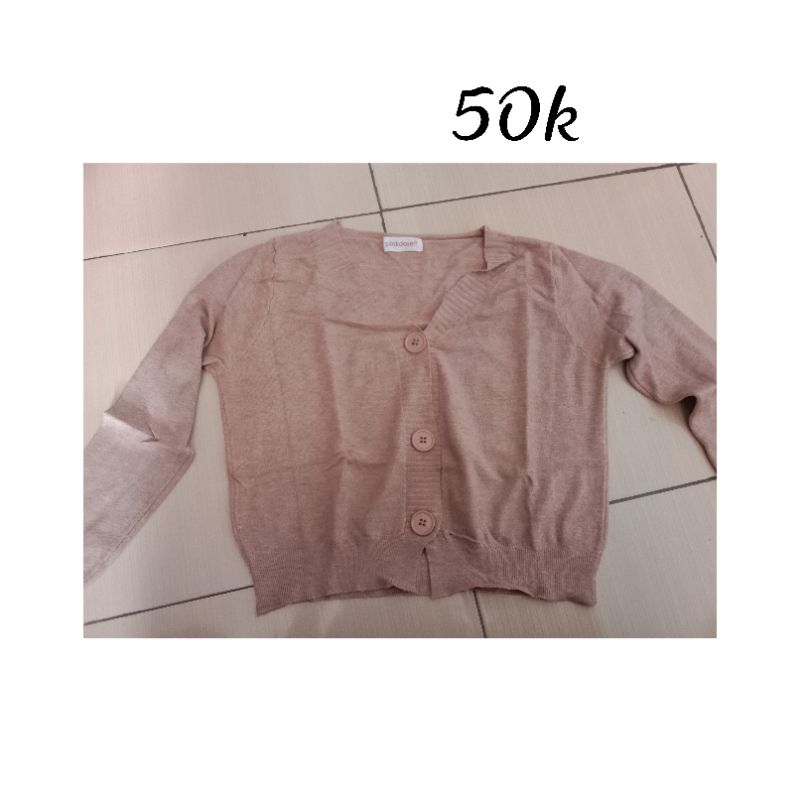 Cardigan crop preloved