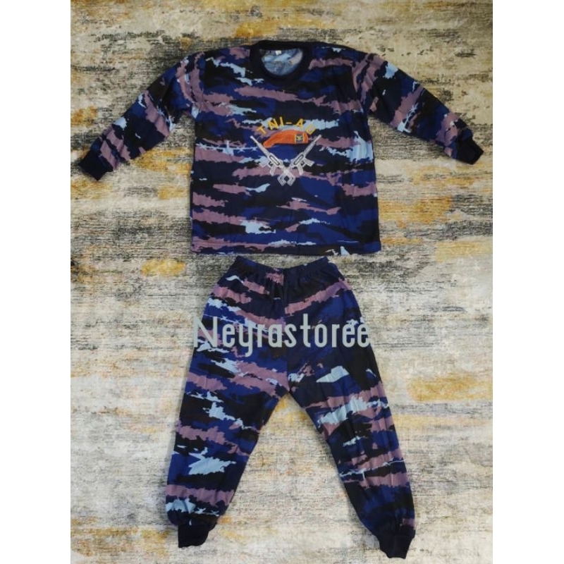 Baju Karnaval Anak Loreng TNI AU Lengan Panjang