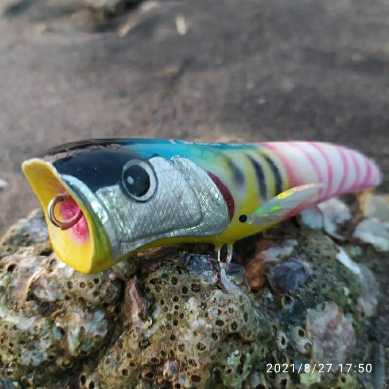 POPPER KAYU HANDMADE 20GR 30gr 40gr 50gr POPPER BARAKUDA GT TALANG