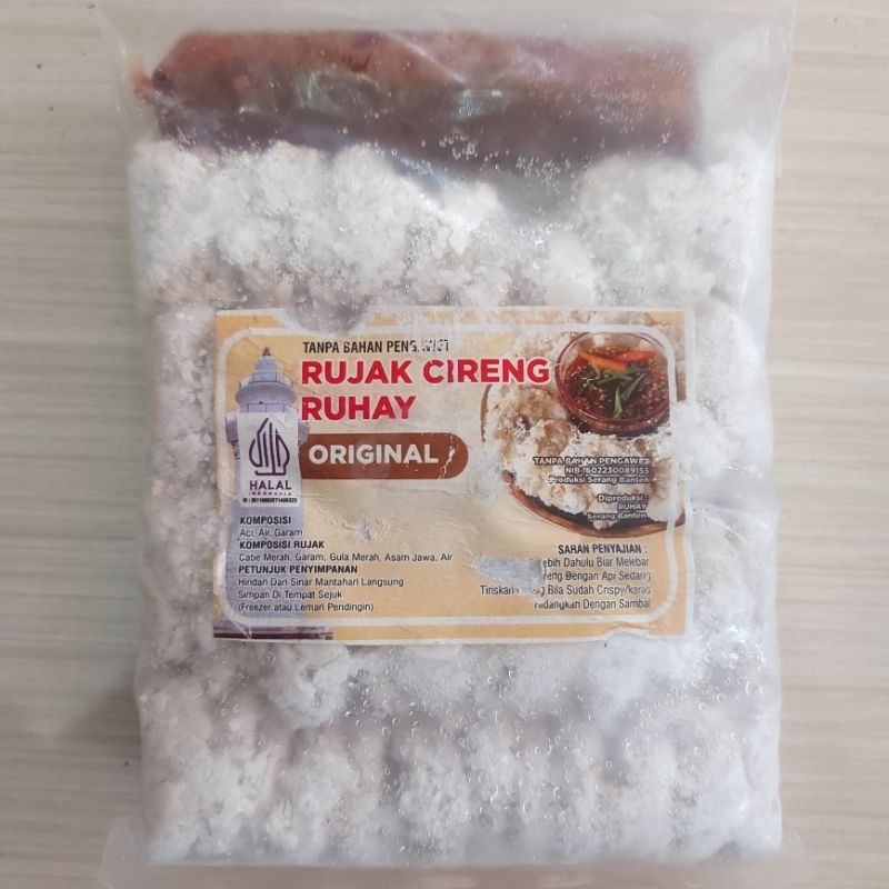 cireng rujak ruhay isi 50 pc + saus rujak