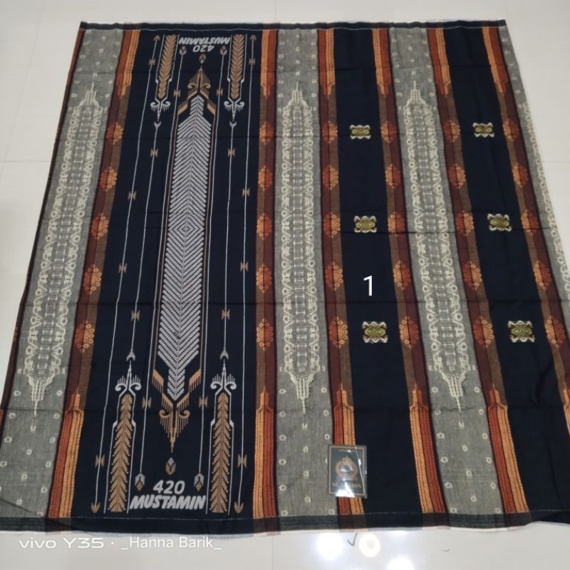 sarung mustamin tipe rayon skt & mustamin SGJ silver