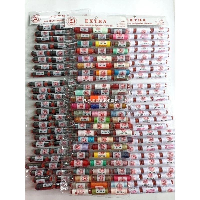 (Isi 72) Satu Lembar Benang Jahit Kecil EXTRA