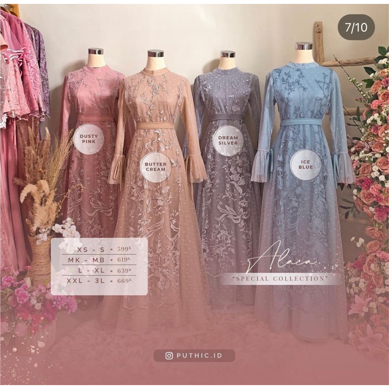 Alaca Dress Ice Blue