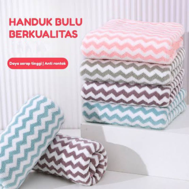 Handuk Mandi Dewasa Microfiber Lembut | Handuk Souvenir