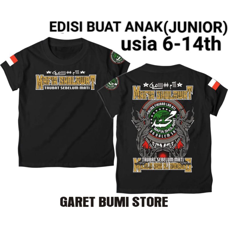 BAJU MAFIA SHOLAWAT ANAK-ANAK,BAJU MAFIA SHOLAWAT JUNIOR,BAJU PECINTA SHOLAWAT ANAK,BAJU SANTRI ANAK