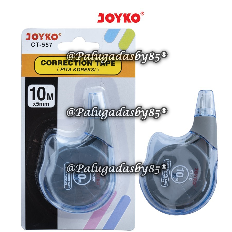 

(1 Biji) Correction Tape Joyko CT-557 10 M x 5 mm / Correction Tape Pita Koreksi Joyko CT-557 / CT557 / CT 557