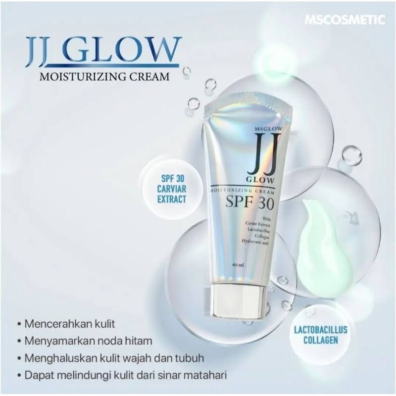 MS GLOW ORIGINAL JJ GLOW CREAM FACE AND BODY original skincare foundation pemutih kulit TG.BL.C.13