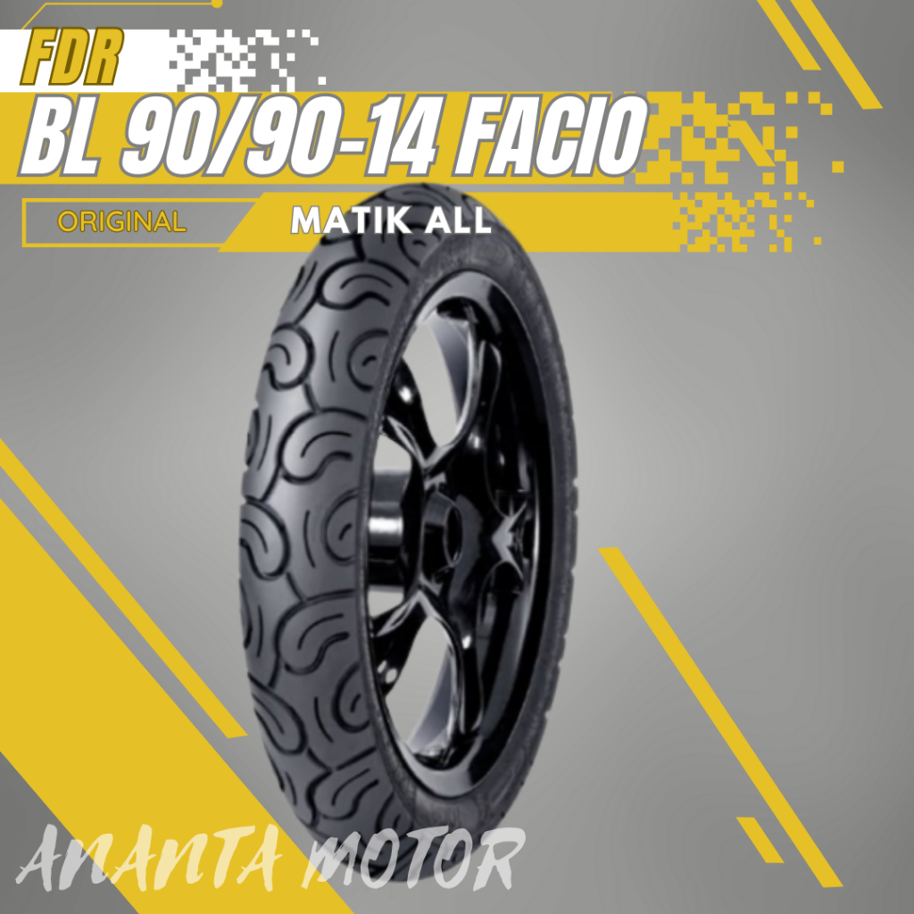 NEW FDR 90/90-14 FACIO TUBELESS BAN LUAR 90/9014 FACIO FDR ORIGINAL