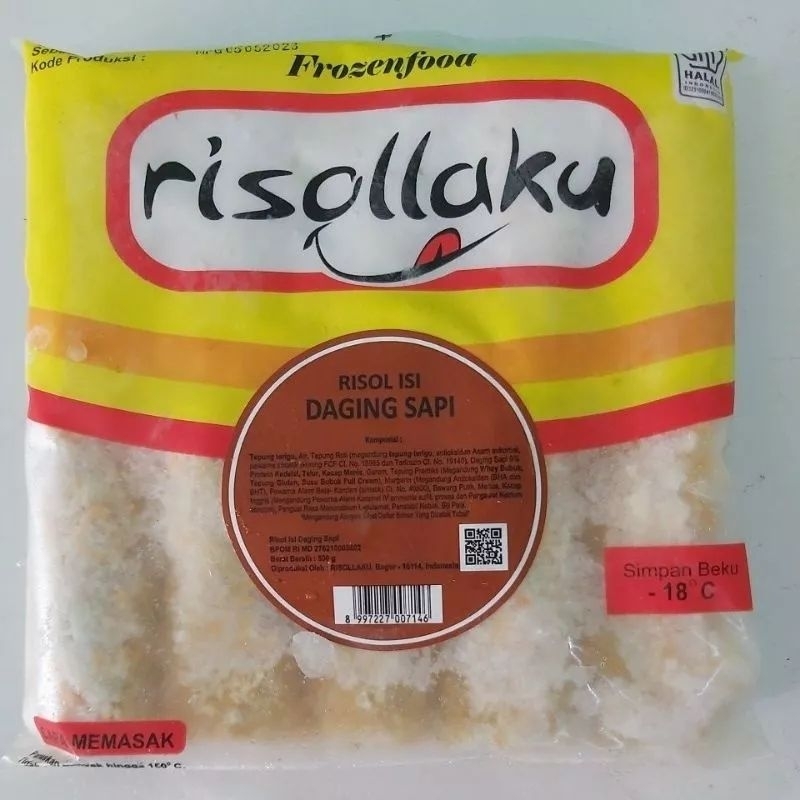 

Risollaku Risol Isi Daging Sapi 500g Isi 10 Pcs Risoles Daging Sapi